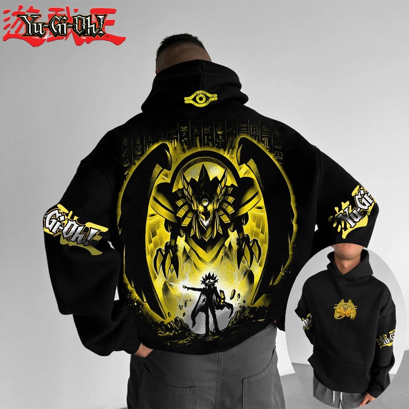 Anime Merch Hoodie - 2025 Yu Gi Oh Personagem de