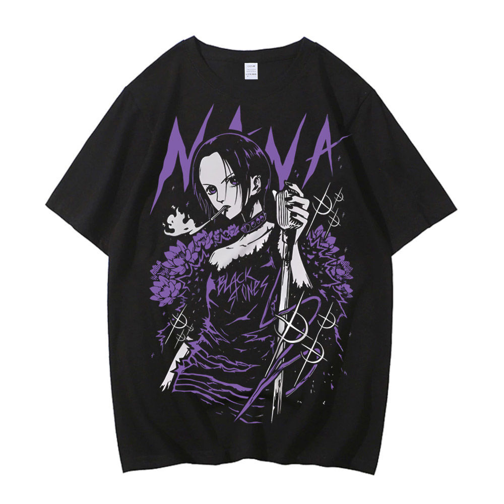 Nana Anime Merchandise - Pedras pretas nana osaki algodão t