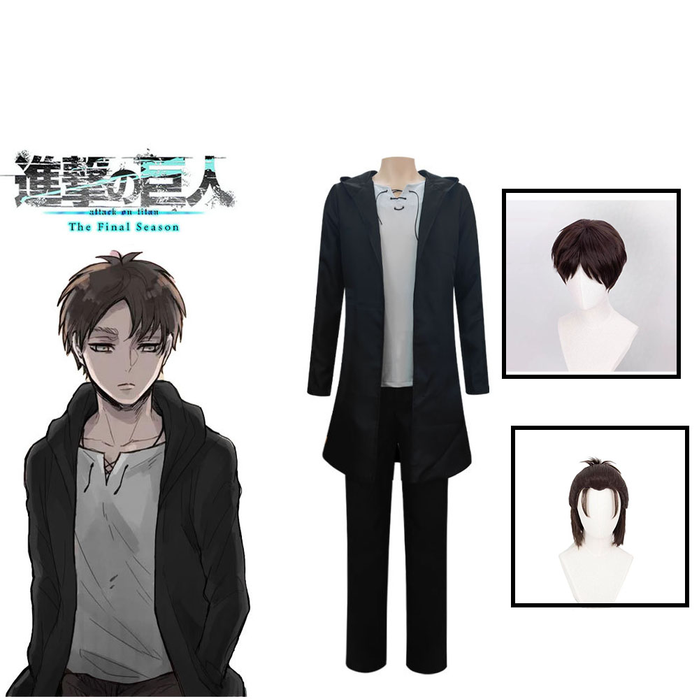Anime Merchandise Online - Eren jaeger cosplay traje anime titan