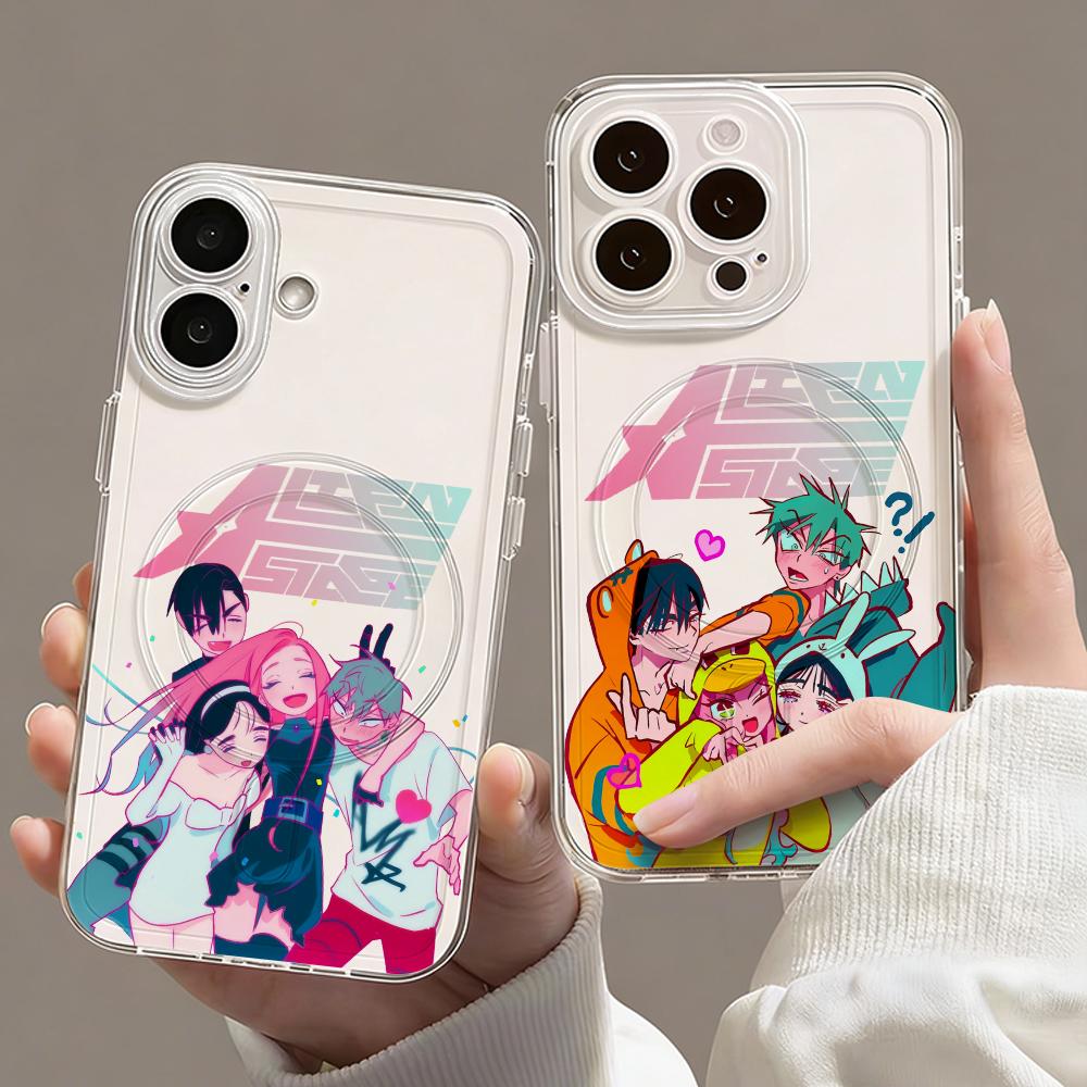 Phone Case Anime - Capa Magnética Transparente Anime A-Alien Stage