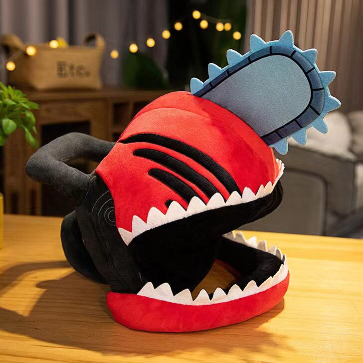 Anime Merchandise For Men - Chapéu de Pelúcia 2D Pochita Chainsaw