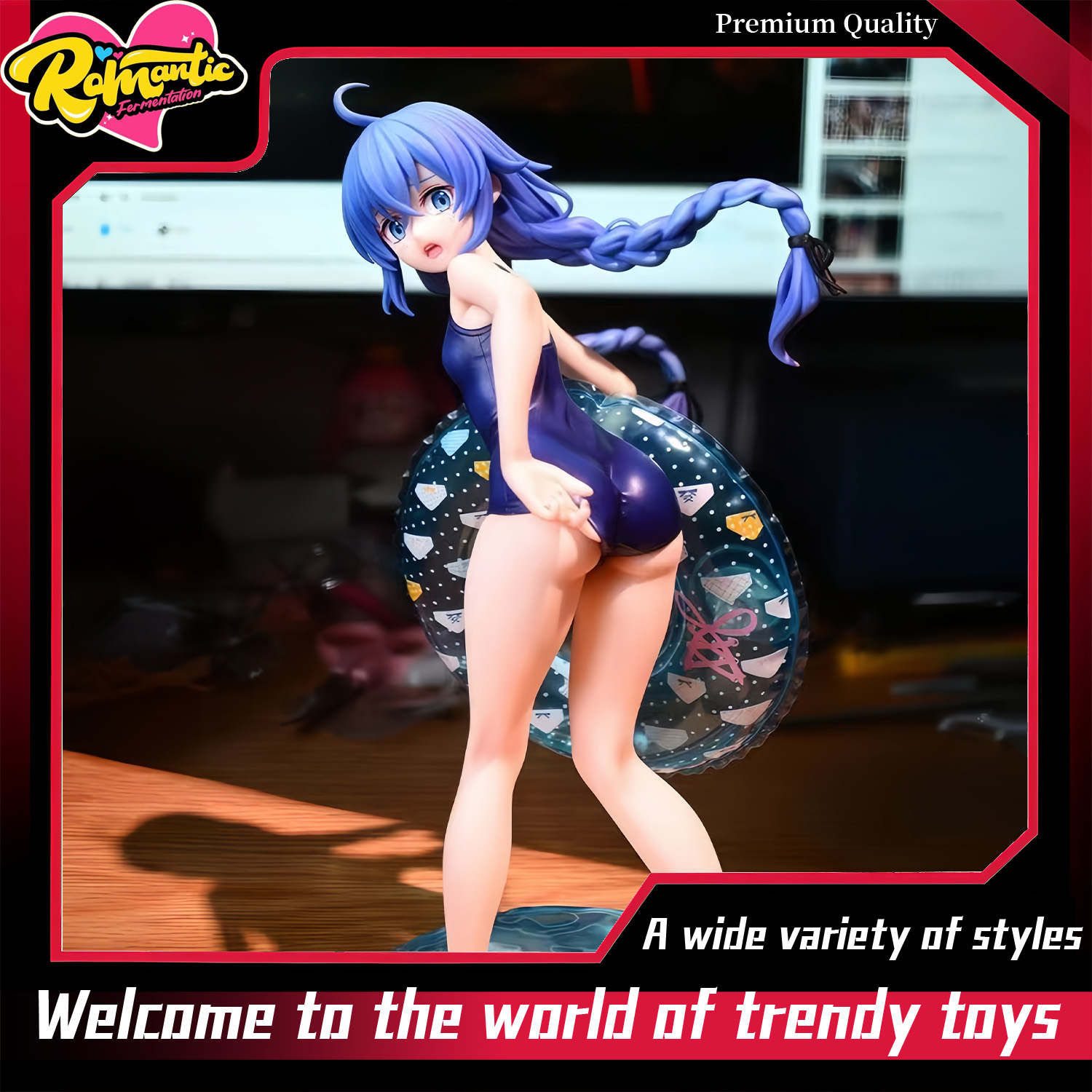 Popular Anime Merchandise - Anel de Natação - Figura de