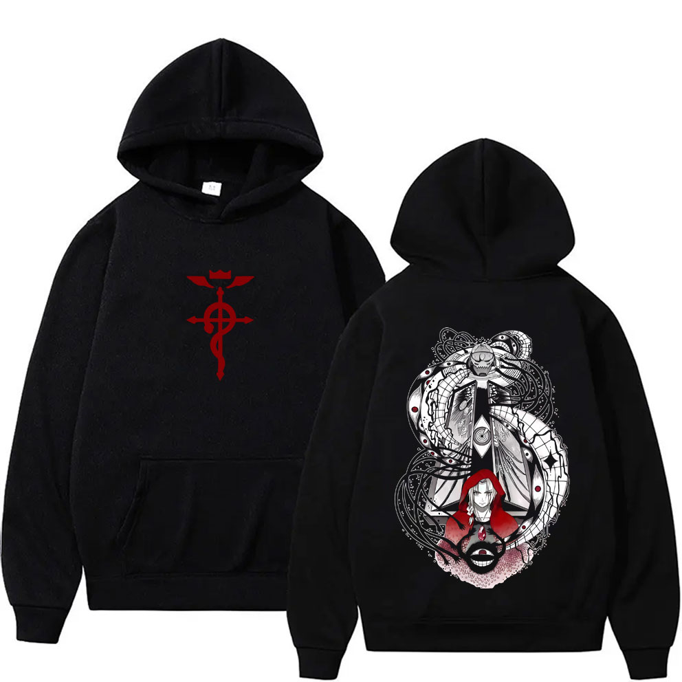 Anime Merch Hoodie - Moletom Oversized Casual de Anime Japonês