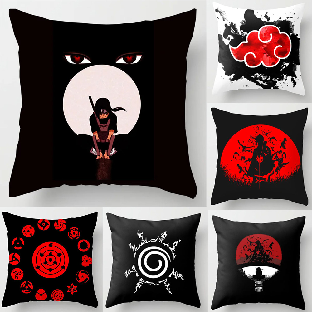 Rare Anime Merchandise - Anime naruto impresso fronha nuvem vermelha
