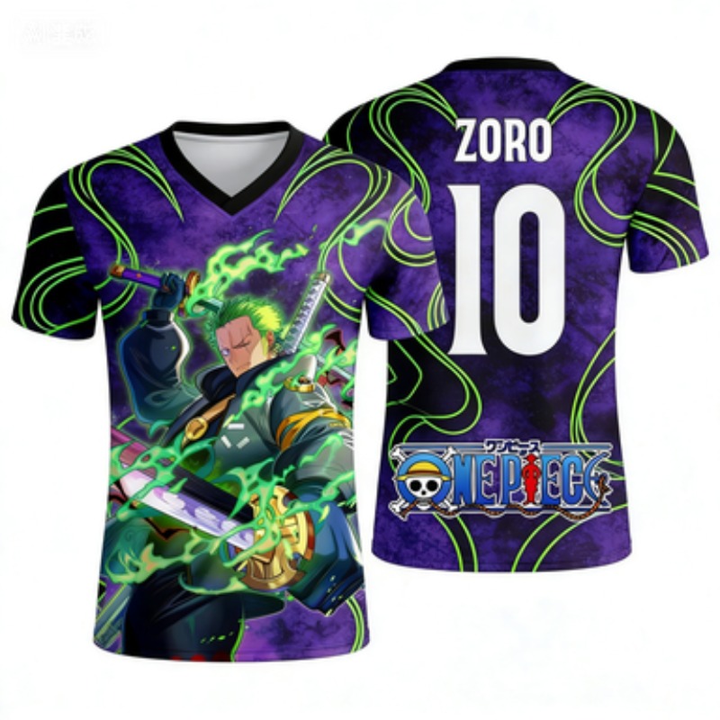 Anime Merchandise Online - Camiseta de Futebol Anime de Verão
