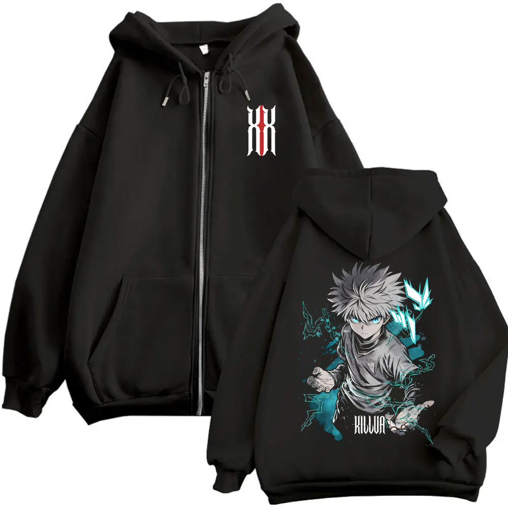 Hoodie com Zíper Hunter X Hunt - Anime Merch Hoodie avaliação e preço