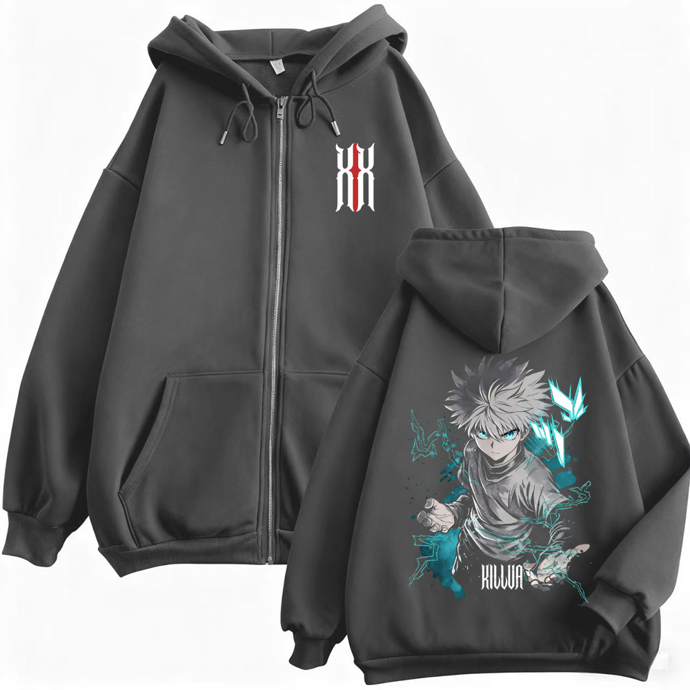 Hoodie com Zíper Hunter X Hunt - Anime Merch Hoodie avaliação e preço