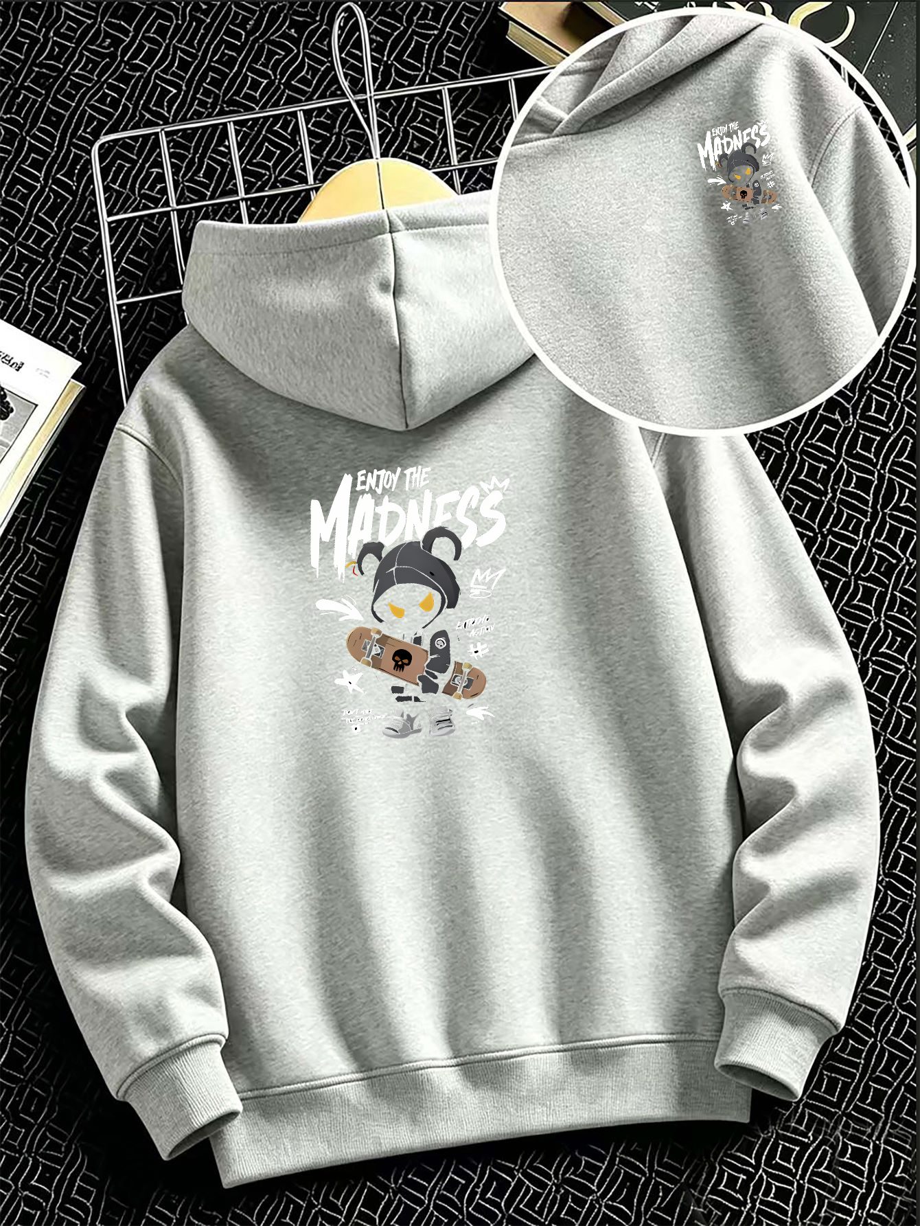 Moletom com Capuz para Meninos - Anime Merch Hoodie avaliação e preço