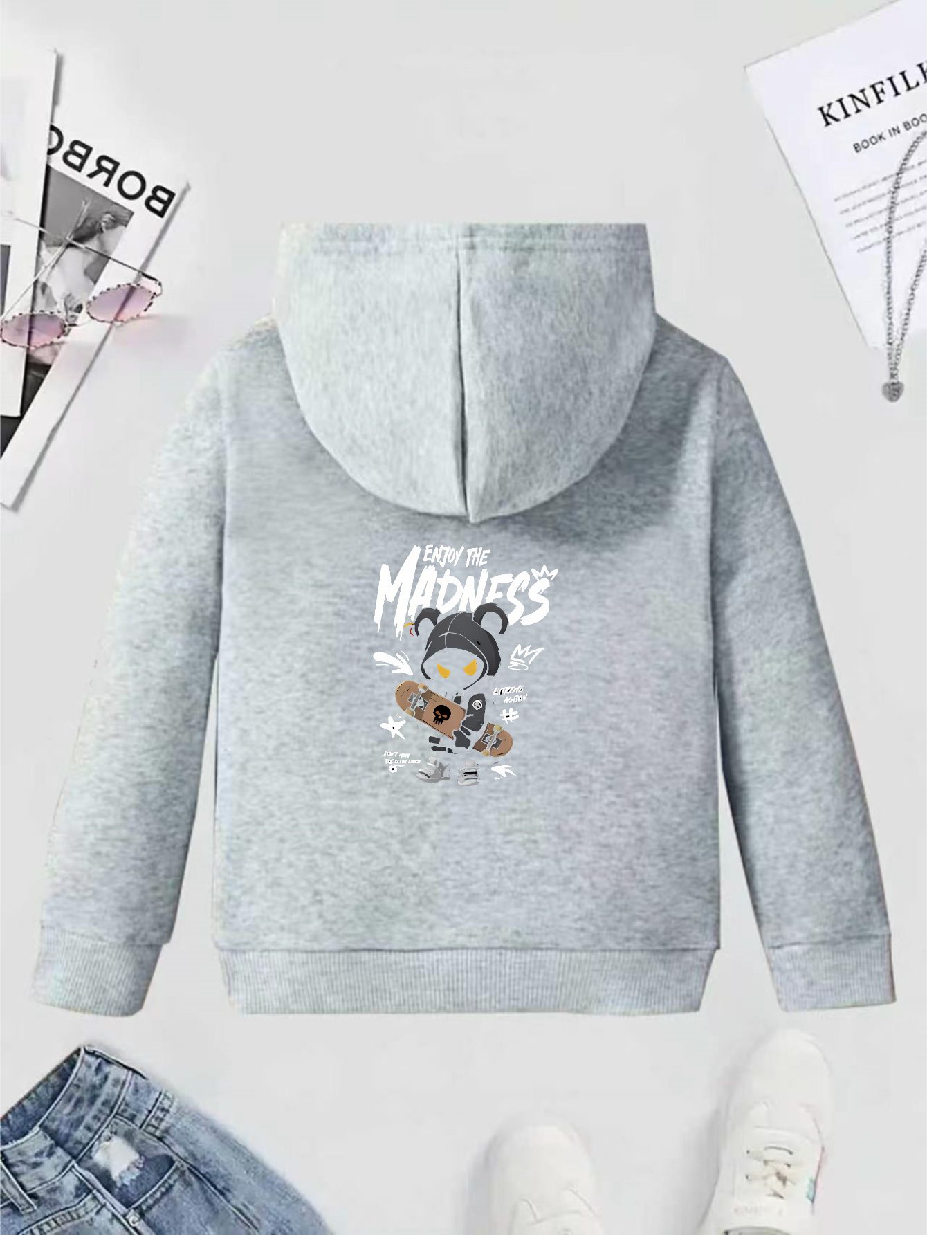 Moletom com Capuz para Meninos - Anime Merch Hoodie avaliação e preço