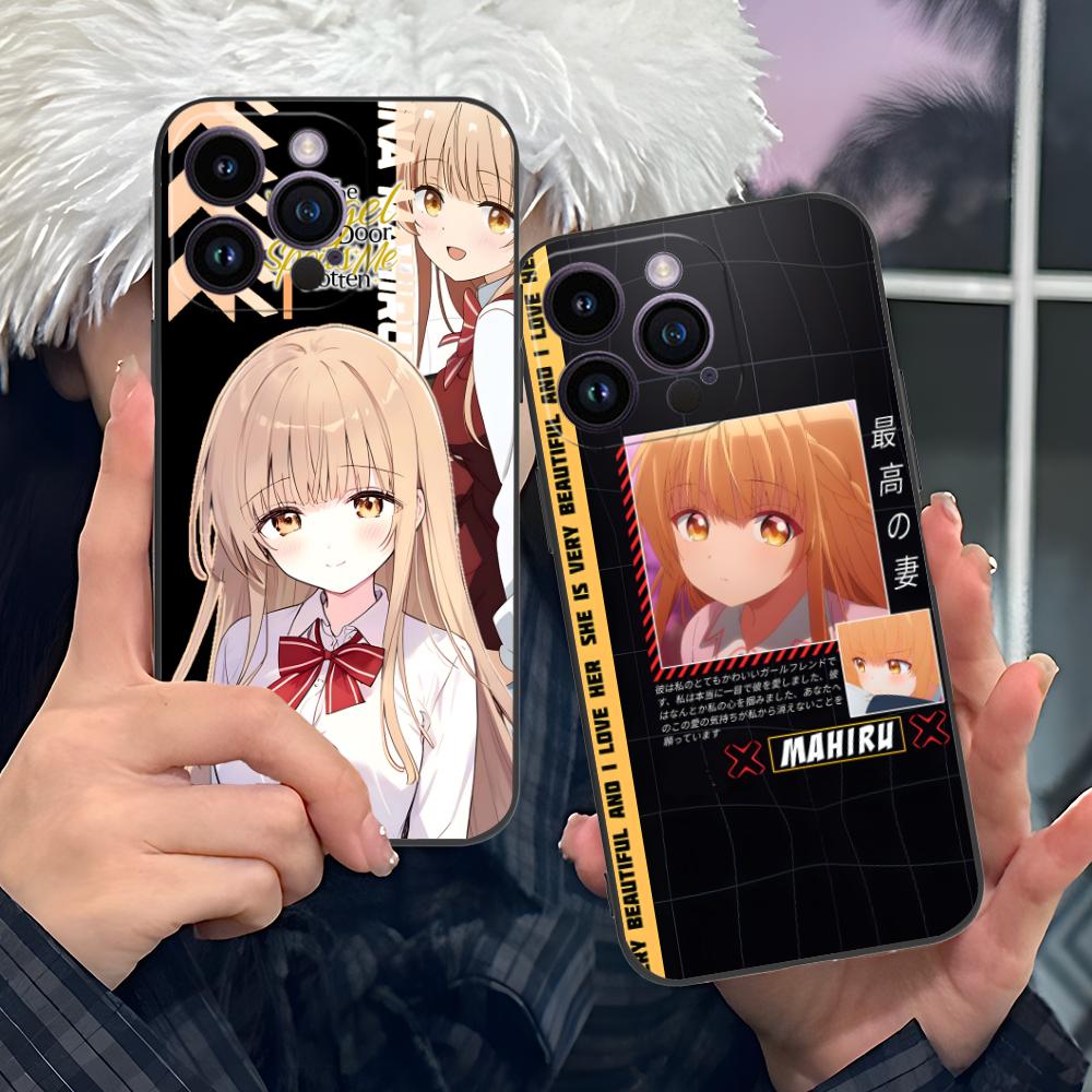 Anjo mahiru Shina anime caso d - Phone Case Anime avaliação e preço