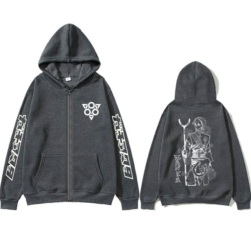 Moletom com Zíper Anime Gachia - Anime Merch Hoodie avaliação e preço