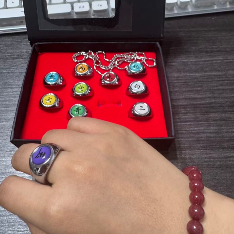 Conjunto de 10 Anéis de Metal  - Rare Anime Merchandise avaliação e preço