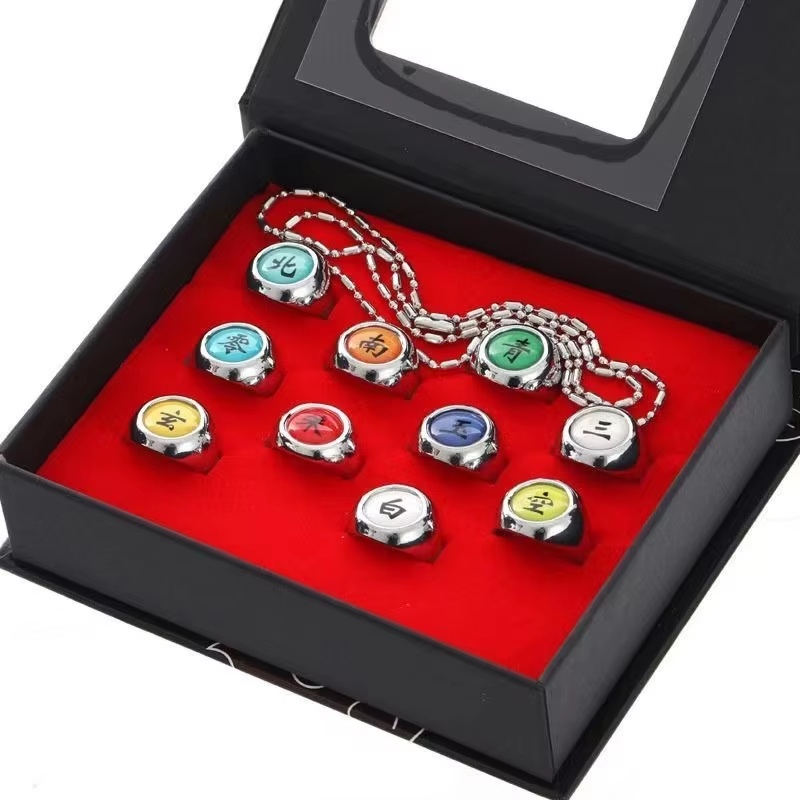 Conjunto de 10 Anéis de Metal  - Rare Anime Merchandise avaliação e preço