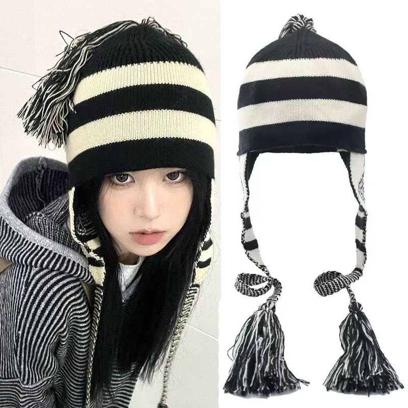 Anime nana chapéu listra borla - Nana Anime Merchandise avaliação e preço
