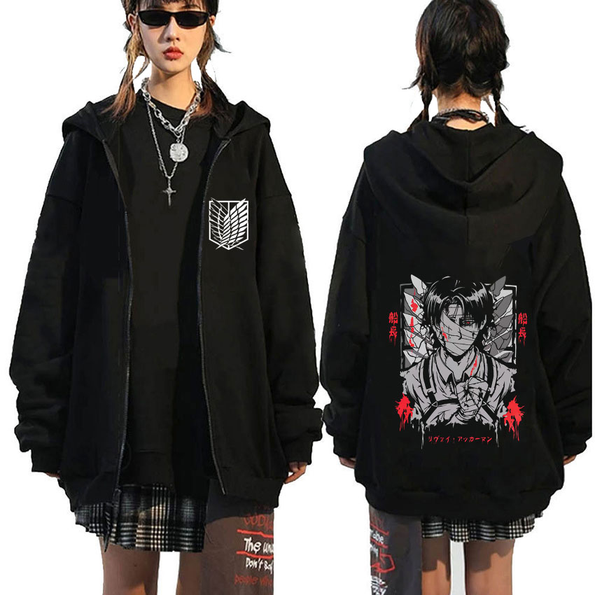 Anime ataque em titã levi acke - Anime Merch Hoodie avaliação e preço