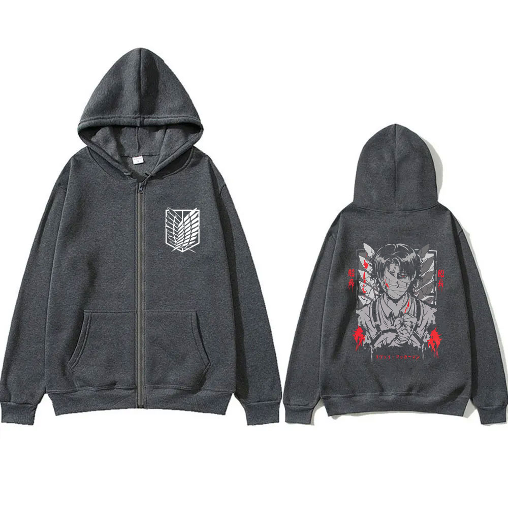 Anime ataque em titã levi acke - Anime Merch Hoodie avaliação e preço