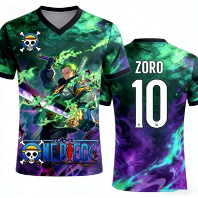 Camiseta de Futebol Anime de V - Anime Merchandise Online avaliação e preço