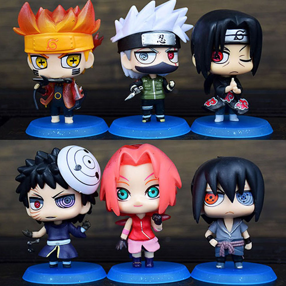 Hot 6 pçs/set Naruto Shippuden - Rare Anime Merchandise avaliação e preço