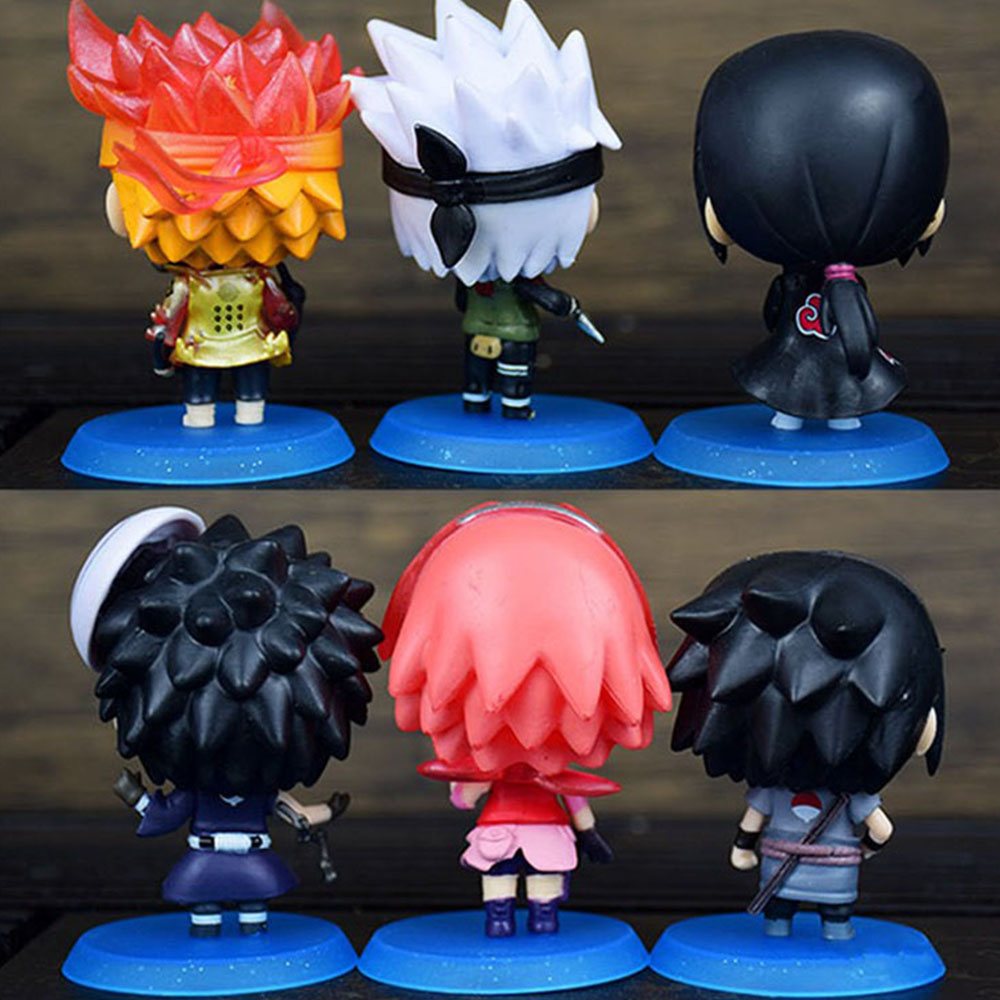 Hot 6 pçs/set Naruto Shippuden - Rare Anime Merchandise avaliação e preço