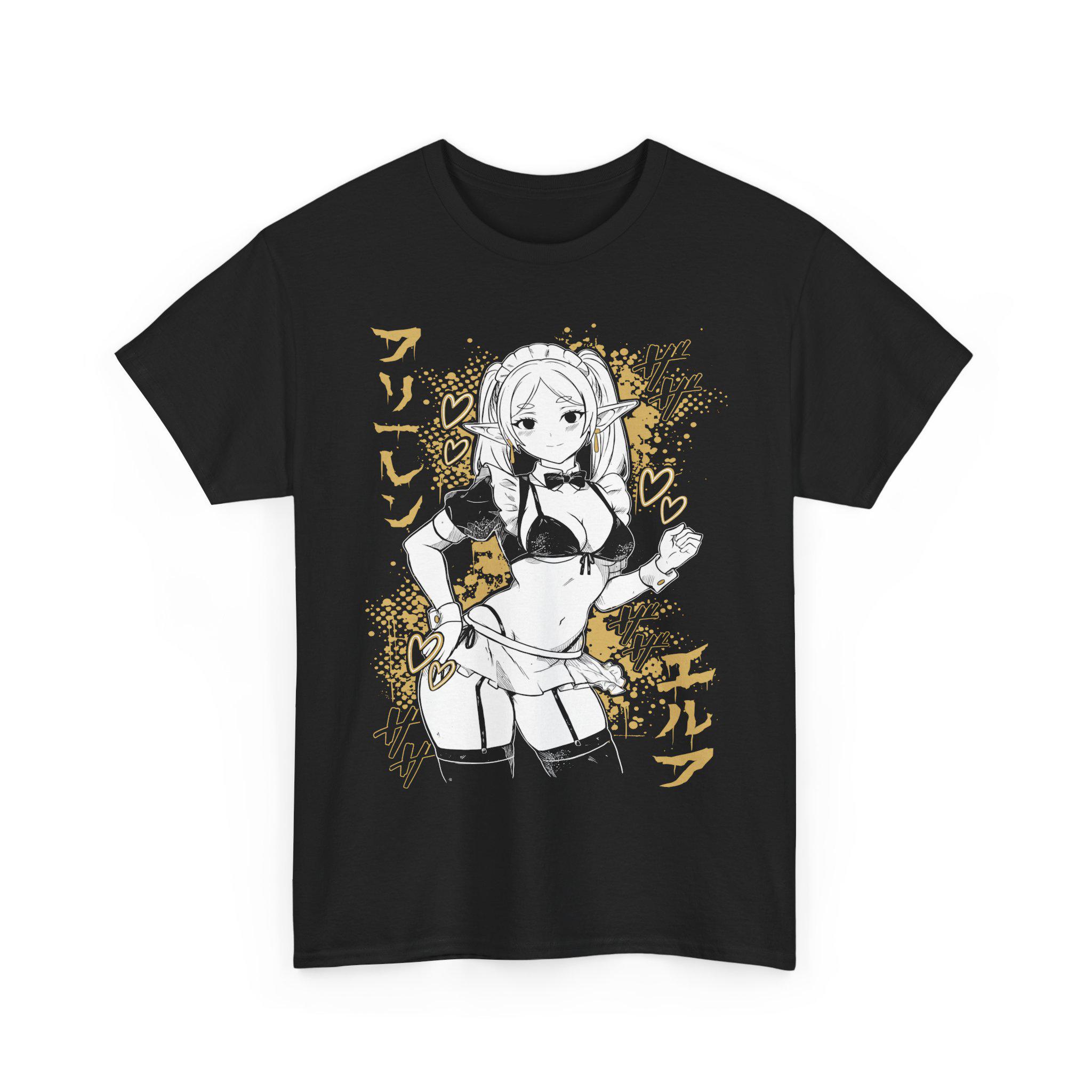 Camiseta Oversized de Algodão  - Frieren Anime Merchandise avaliação e preço